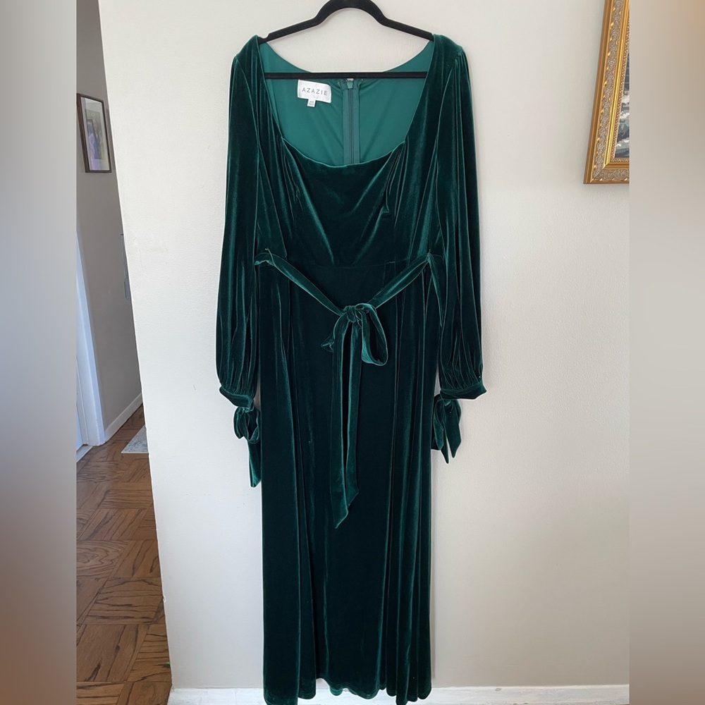 Azazie Teal Fabric